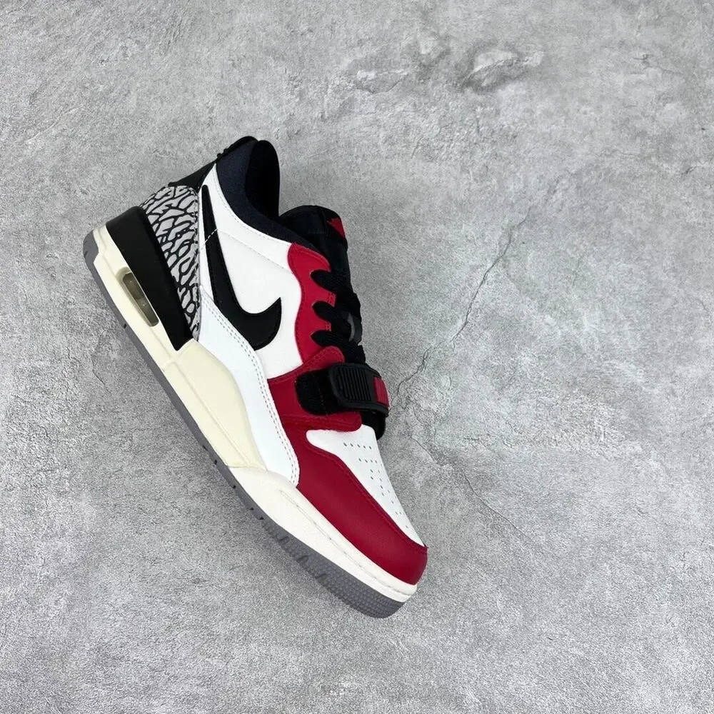 Nike Air Jordan Legacy 312 Low Chicago Mens Size 13 White Red Black CD7069 106 - Picture 7 of 16